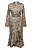 Платье Б/Н 8007 бежевый леопард