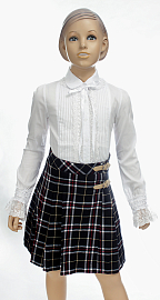 Блузка школьная TIGA В06 бел.